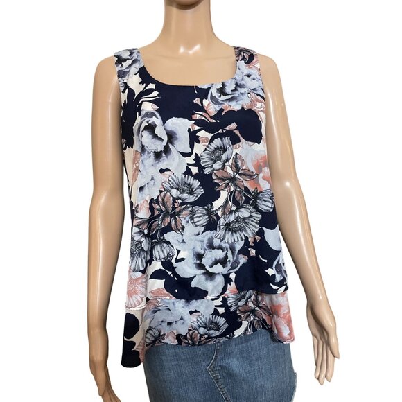 Per Seption Concept Floral Blouse Size S - Picture 1 of 3